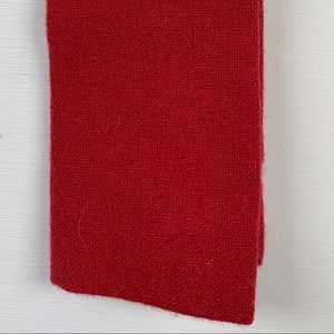 Vintage Red John Henry Saxony Wool Men’s Tie D-5